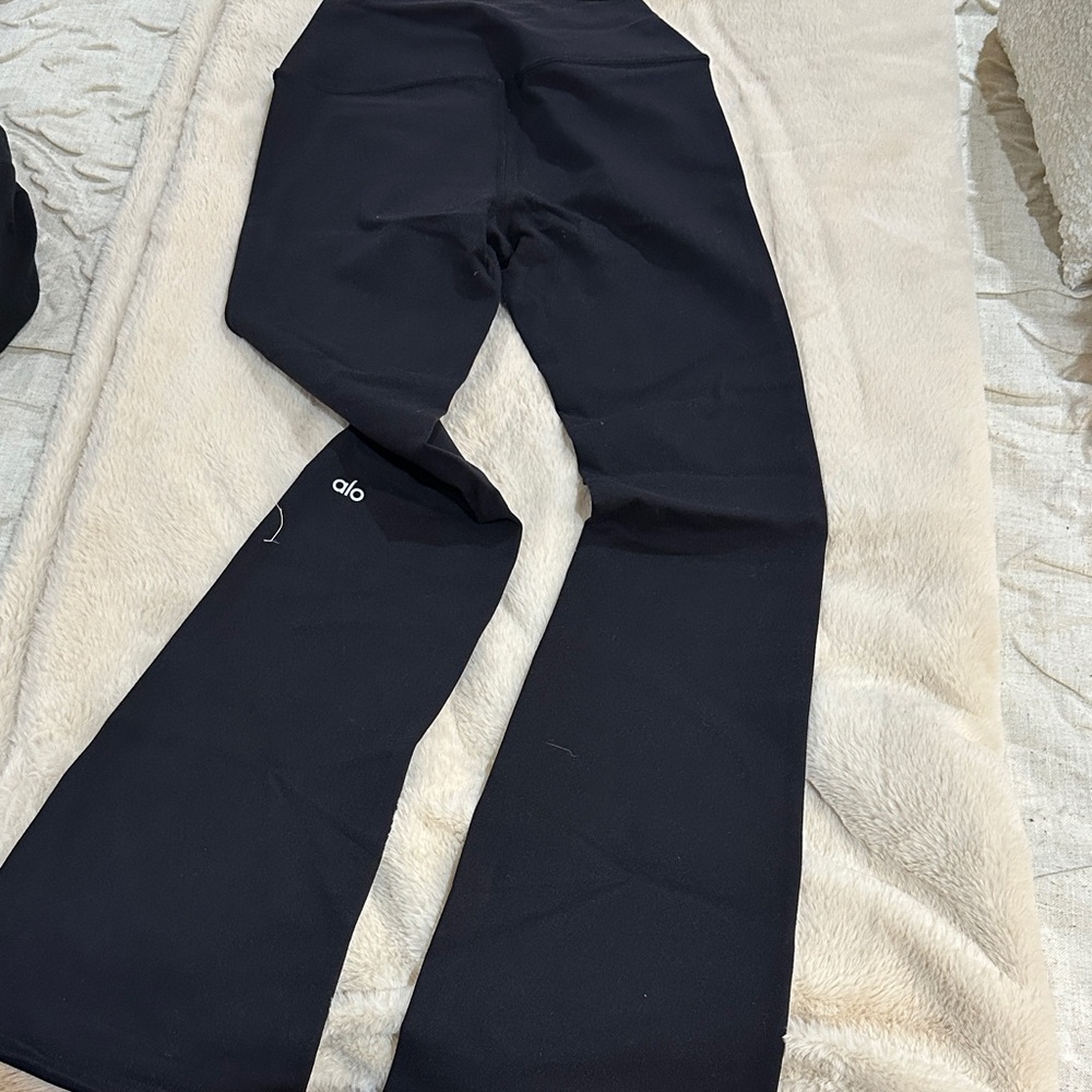 ALO Yoga Black Flared Leggings